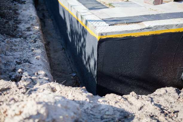 Residential Foundation Crack Repair installation at a Elkhart, KS home by SJ Waterproofing Pros